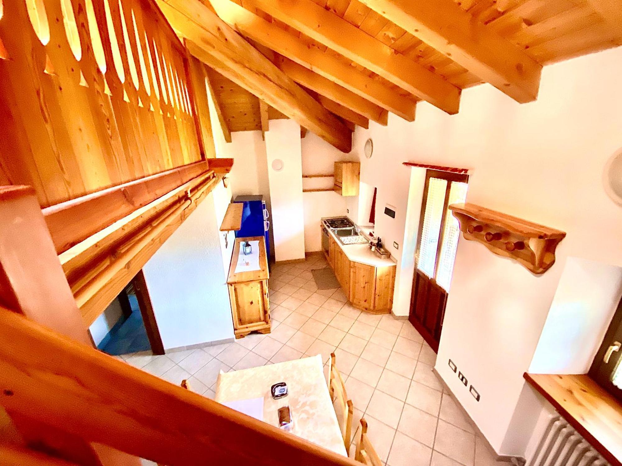 Attico Panoramico Con Soppalco Appartement Gignod Buitenkant foto